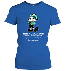 Mickey St Patricks day Shenanigator define Women's T-Shirt - kambletee