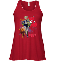 Harley Quinn Kansas City Chiefs Of Prey Racerback Tank - kambletee