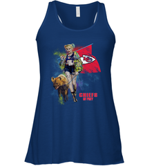 Harley Quinn Kansas City Chiefs Of Prey Racerback Tank - kambletee