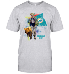 Harley Quinn Miami Dolphins Of Prey Men's T-Shirt - kambletee