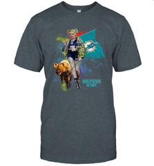 Harley Quinn Miami Dolphins Of Prey Men's T-Shirt - kambletee