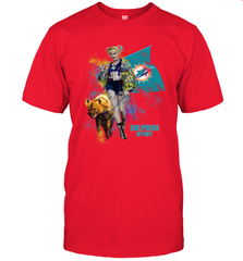Harley Quinn Miami Dolphins Of Prey Men's T-Shirt - kambletee