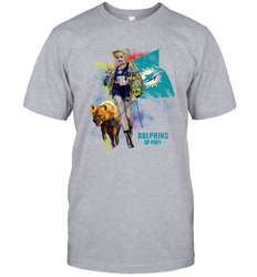 Harley Quinn Miami Dolphins Of Prey Men's T-Shirt - kambletee