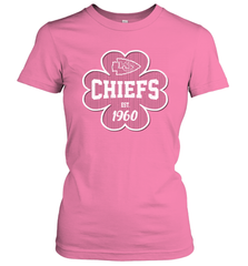 Patrick's Day Shamrock For Kansas City Chiefs Fans Women's T-Shirt - kambletee