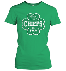 Patrick's Day Shamrock For Kansas City Chiefs Fans Women's T-Shirt - kambletee