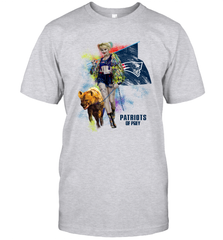 Harley Quinn New England Patriots Of Prey Men's T-Shirt - kambletee