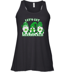Gnomes let's get shamrocked St. Patrick's day Racerback Tank - kambletee