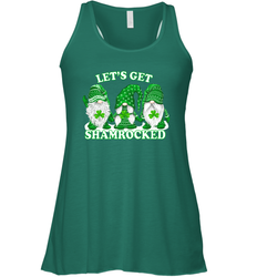 Gnomes let's get shamrocked St. Patrick's day Racerback Tank - kambletee