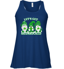 Gnomes let's get shamrocked St. Patrick's day Racerback Tank - kambletee