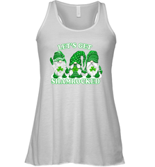 Gnomes let's get shamrocked St. Patrick's day Racerback Tank - kambletee