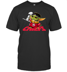 Kansas City Chiefs Baby Yoda Patrick Mahomes Men's T-Shirt - kambletee