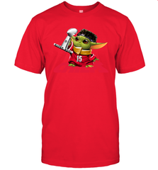 Kansas City Chiefs Baby Yoda Patrick Mahomes Men's T-Shirt - kambletee