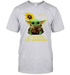 Baby Yoda Just It's Not Religion It's Relationship Men's T-Shirt - kambletee