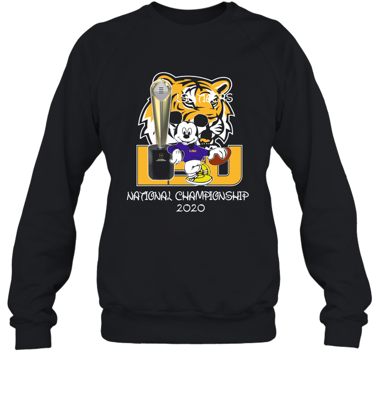 LSU Tigers Mickey Mouse National Championship 2020 Sweatshirt - kambletee