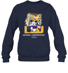 LSU Tigers Mickey Mouse National Championship 2020 Sweatshirt - kambletee