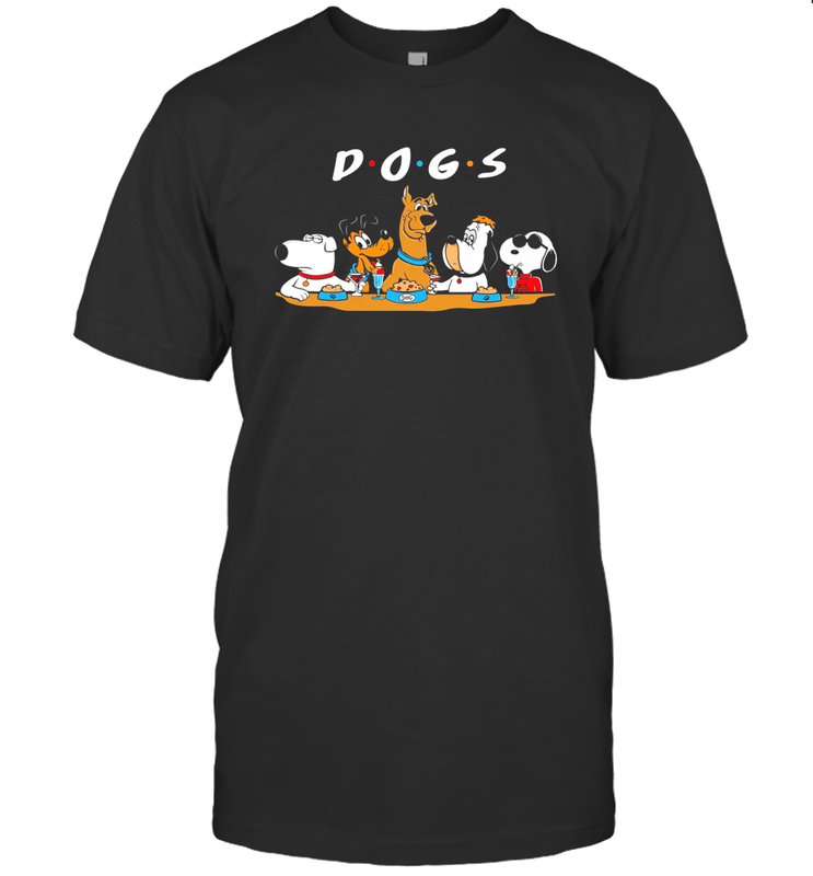Snoopy and Dogs Friends TV show Men's T-Shirt - kambletee