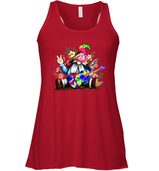 Gnome playing guitar St Patrick's Day Racerback Tank - kambletee