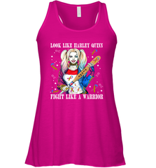Harley Quinn Fight Like A Warrior Bladder Cancer Awareness Racerback Tank - kambletee