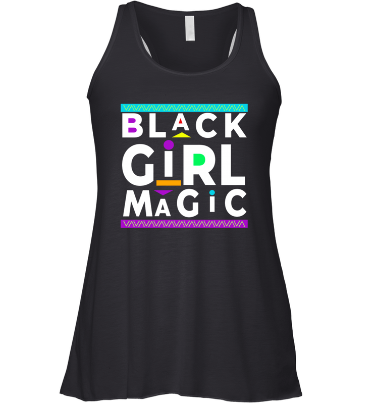 Black Girl Magic For Black Women Racerback Tank - kambletee