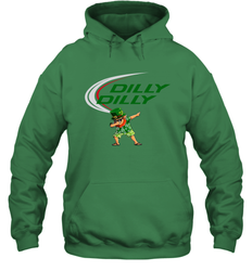 St Patricks day Irish Dilly Dilly Leprechaun dabbing Hoodie - kambletee