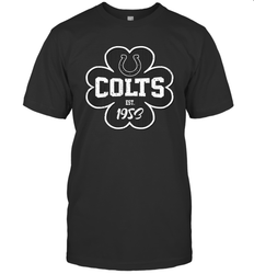 Patrick's Day Shamrock For Indianapolis Colts Fans Men's T-Shirt - kambletee