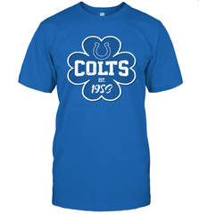 Patrick's Day Shamrock For Indianapolis Colts Fans Men's T-Shirt - kambletee