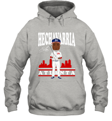 Adeiny Hechavarria toon Atlanta signature Hoodie - kambletee