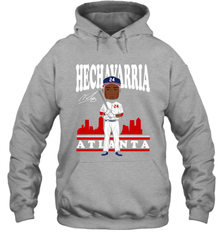 Adeiny Hechavarria toon Atlanta signature Hoodie - kambletee