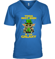 Baby Yoda Best Irish In The Galaxy Men's V-Neck - kambletee