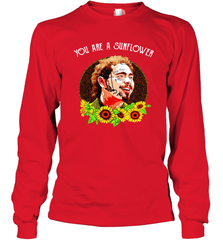 Post Malone You are a sunflower Long Sleeve T-Shirt - kambletee
