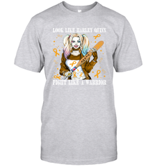 Harley Quinn Fight Like A Warrior Appendix Cancer Awareness Men's T-Shirt - kambletee