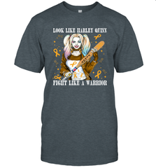 Harley Quinn Fight Like A Warrior Appendix Cancer Awareness Men's T-Shirt - kambletee