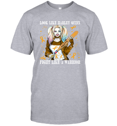 Harley Quinn Fight Like A Warrior Appendix Cancer Awareness Men's T-Shirt - kambletee