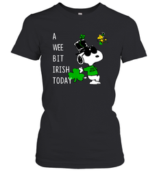 Snoopy A Wee Bit Irish Today Women's T-Shirt - kambletee