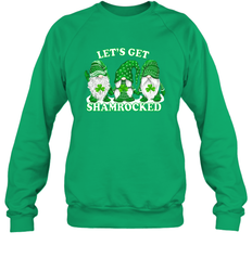 Gnomes let's get shamrocked St. Patrick's day Sweatshirt - kambletee