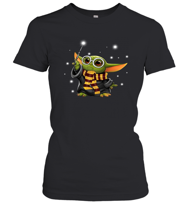 Star Wars Harry Potter Baby Yoda Women's T-Shirt - kambletee