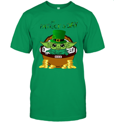 Baby Yoda The Mandalorian Happy St Patrick's Day T-Shirt - kambletee