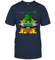 Baby Yoda The Mandalorian Happy St Patrick's Day T-Shirt - kambletee