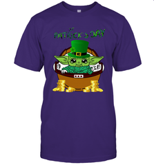 Baby Yoda The Mandalorian Happy St Patrick's Day T-Shirt - kambletee