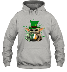 Baby Yoda Hug St Patrick's Day Hoodie - kambletee