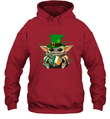 Baby Yoda Hug St Patrick's Day Hoodie - kambletee