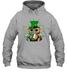 Baby Yoda Hug St Patrick's Day Hoodie - kambletee