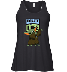 Baby Yoda Dabbing Donate Life Racerback Tank - kambletee