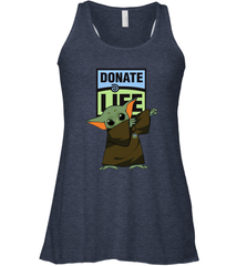 Baby Yoda Dabbing Donate Life Racerback Tank - kambletee