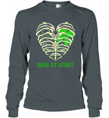 Irish at heart St Patricks Day Long Sleeve T-Shirt - kambletee