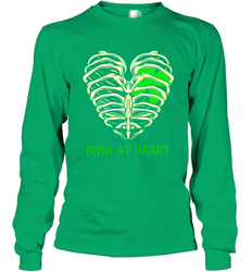 Irish at heart St Patricks Day Long Sleeve T-Shirt - kambletee