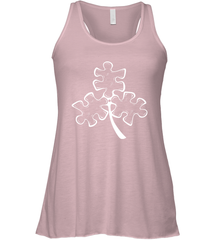 Autism shamrock St Patrick's day Racerback Tank - kambletee