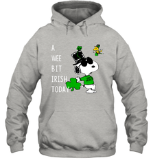 Snoopy A Wee Bit Irish Today Hoodie - kambletee