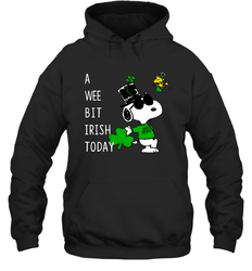 Snoopy A Wee Bit Irish Today Hoodie - kambletee