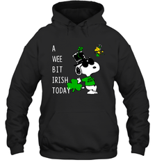 Snoopy A Wee Bit Irish Today Hoodie - kambletee